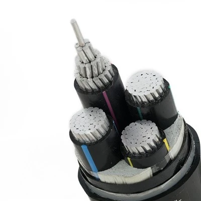 YJLHV XLPE PVC 절연 전원 케이블 고전압 케이블 25mm 4 코어 기갑 케이블 알루미늄 XLPE 케이블 전원 케이블