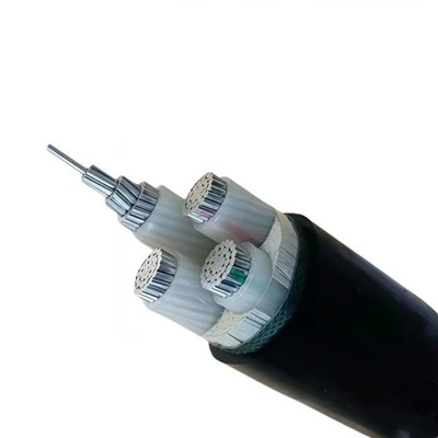 YJLV PVC 알루미늄 코어 와이어 야외 XLPE 절연 지하 전원 케이블 0.6/1kv